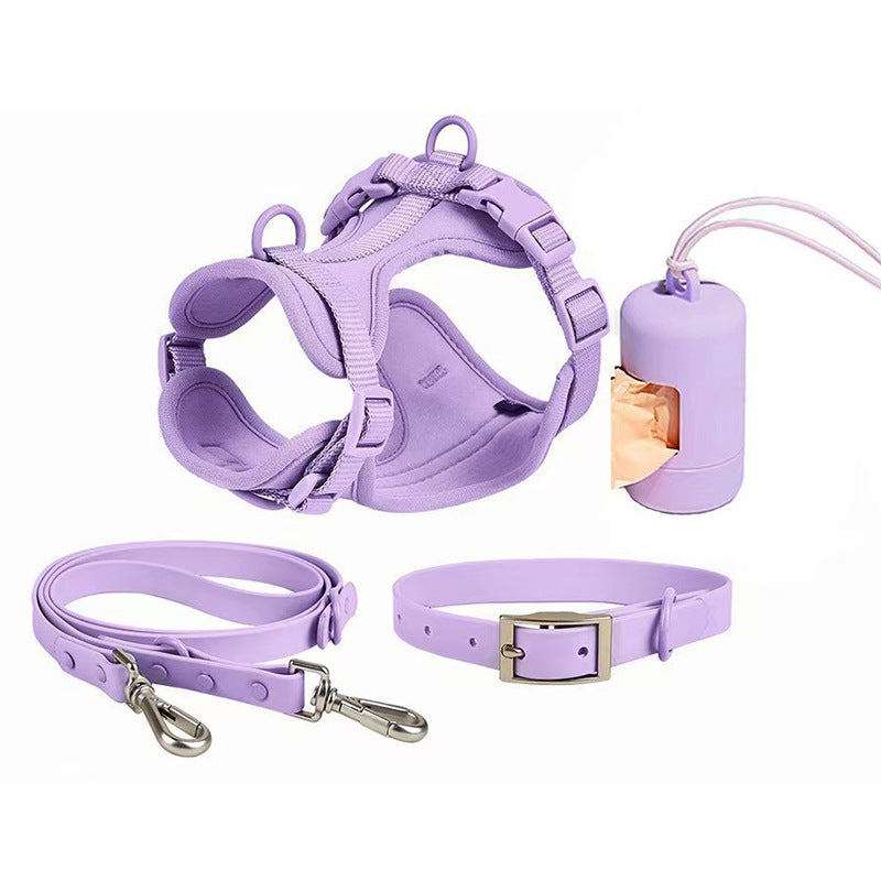 Dog Harness 4-Piece Set | Waterproof PVC Vest, Leash, Collar & Clip – product image 43 | Pawnests