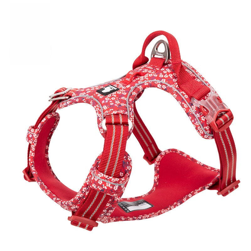 Dog harness top handle and leash clip — Pawnests