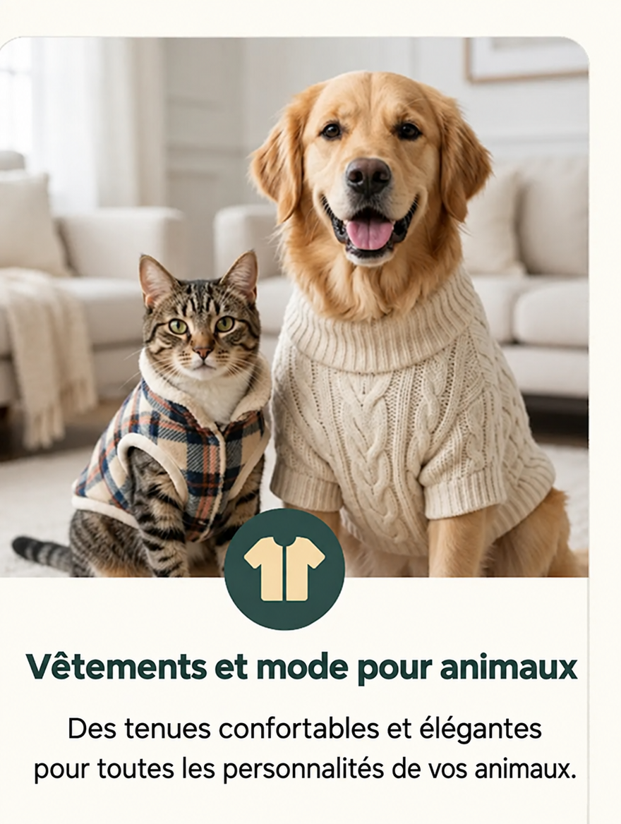 Vêtements et mode pour animaux