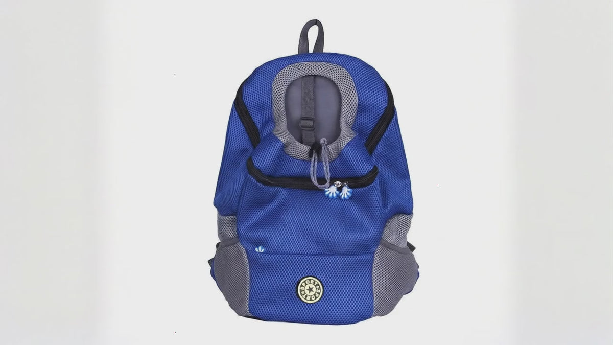 Sac à dos de voyage en maille pour animaux, portage ventral